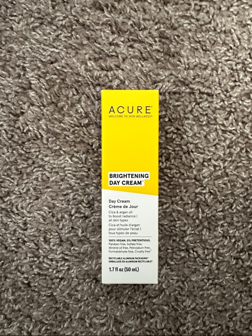 Acure Brightening Day Cream — Yellow Daily Moisturizer